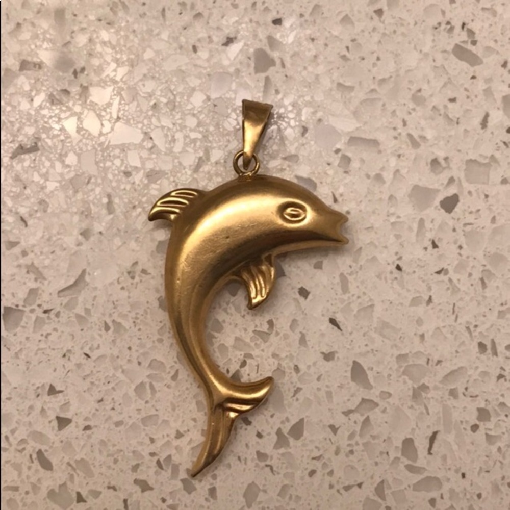 10k gold dolphin charm